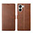 Coque Portefeuille Livre Cuir Etui Clapet LC1 pour Xiaomi Redmi 13C Marron