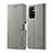 Coque Portefeuille Livre Cuir Etui Clapet LC1 pour Xiaomi Redmi Note 11T 5G Gris