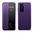 Coque Portefeuille Livre Cuir Etui Clapet LF1 pour Huawei P40 Violet