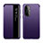 Coque Portefeuille Livre Cuir Etui Clapet LF1 pour Huawei P50 Pro Violet