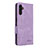 Coque Portefeuille Livre Cuir Etui Clapet LZ4 pour Samsung Galaxy A04s Violet