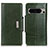 Coque Portefeuille Livre Cuir Etui Clapet M01L pour Google Pixel 8 Pro 5G Vert