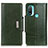 Coque Portefeuille Livre Cuir Etui Clapet M01L pour Motorola Moto E20 Vert