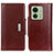 Coque Portefeuille Livre Cuir Etui Clapet M01L pour Motorola Moto Edge (2023) 5G Marron