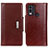 Coque Portefeuille Livre Cuir Etui Clapet M01L pour Nokia C22 Marron