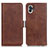 Coque Portefeuille Livre Cuir Etui Clapet M01L pour Nothing Phone 1 Marron