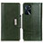 Coque Portefeuille Livre Cuir Etui Clapet M01L pour Oppo A16s Vert