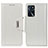 Coque Portefeuille Livre Cuir Etui Clapet M01L pour Oppo A54s Blanc