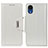 Coque Portefeuille Livre Cuir Etui Clapet M01L pour Samsung Galaxy A03 Core Blanc