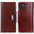 Coque Portefeuille Livre Cuir Etui Clapet M01L pour Samsung Galaxy A03 Marron