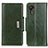 Coque Portefeuille Livre Cuir Etui Clapet M01L pour Samsung Galaxy XCover 5 SM-G525F Vert