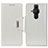 Coque Portefeuille Livre Cuir Etui Clapet M01L pour Sony Xperia PRO-I Blanc