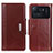 Coque Portefeuille Livre Cuir Etui Clapet M01L pour Xiaomi Mi 11 Ultra 5G Marron