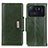 Coque Portefeuille Livre Cuir Etui Clapet M01L pour Xiaomi Mi 11 Ultra 5G Vert