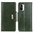 Coque Portefeuille Livre Cuir Etui Clapet M01L pour Xiaomi Mi 11i 5G Vert