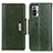 Coque Portefeuille Livre Cuir Etui Clapet M01L pour Xiaomi Redmi Note 10 Pro 4G Vert