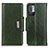 Coque Portefeuille Livre Cuir Etui Clapet M01L pour Xiaomi Redmi Note 10T 5G Vert