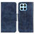 Coque Portefeuille Livre Cuir Etui Clapet M02L pour Huawei Honor X6S Bleu