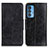 Coque Portefeuille Livre Cuir Etui Clapet M02L pour Motorola Moto Edge 20 Pro 5G Noir