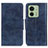 Coque Portefeuille Livre Cuir Etui Clapet M02L pour Motorola Moto Edge (2023) 5G Bleu