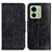 Coque Portefeuille Livre Cuir Etui Clapet M02L pour Motorola Moto Edge (2023) 5G Noir