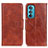 Coque Portefeuille Livre Cuir Etui Clapet M02L pour Motorola Moto Edge 30 5G Marron