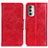 Coque Portefeuille Livre Cuir Etui Clapet M02L pour Motorola Moto G Stylus (2022) 4G Rouge