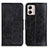 Coque Portefeuille Livre Cuir Etui Clapet M02L pour Motorola Moto G53 5G Noir