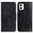 Coque Portefeuille Livre Cuir Etui Clapet M02L pour Motorola Moto G73 5G Noir