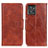 Coque Portefeuille Livre Cuir Etui Clapet M02L pour Motorola ThinkPhone 5G Marron