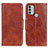 Coque Portefeuille Livre Cuir Etui Clapet M02L pour Nokia C31 Marron