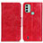 Coque Portefeuille Livre Cuir Etui Clapet M02L pour Nokia C31 Rouge