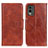 Coque Portefeuille Livre Cuir Etui Clapet M02L pour Nokia C32 Marron