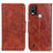 Coque Portefeuille Livre Cuir Etui Clapet M02L pour Nokia G11 Plus Marron