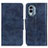 Coque Portefeuille Livre Cuir Etui Clapet M02L pour Nokia X30 5G Bleu