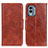 Coque Portefeuille Livre Cuir Etui Clapet M02L pour Nokia X30 5G Marron