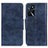 Coque Portefeuille Livre Cuir Etui Clapet M02L pour Oppo A16s Bleu