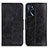 Coque Portefeuille Livre Cuir Etui Clapet M02L pour Oppo A16s Noir