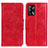 Coque Portefeuille Livre Cuir Etui Clapet M02L pour Oppo F19s Rouge