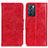 Coque Portefeuille Livre Cuir Etui Clapet M02L pour Oppo Reno6 5G Rouge