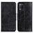 Coque Portefeuille Livre Cuir Etui Clapet M02L pour Realme 9 5G India Noir