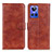 Coque Portefeuille Livre Cuir Etui Clapet M02L pour Realme GT Neo3 5G Marron