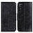 Coque Portefeuille Livre Cuir Etui Clapet M02L pour Samsung Galaxy A22 4G Noir