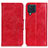 Coque Portefeuille Livre Cuir Etui Clapet M02L pour Samsung Galaxy M32 4G Rouge