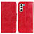 Coque Portefeuille Livre Cuir Etui Clapet M02L pour Samsung Galaxy S21 FE 5G Rouge