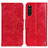 Coque Portefeuille Livre Cuir Etui Clapet M02L pour Sony Xperia 10 III Lite Rouge