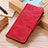 Coque Portefeuille Livre Cuir Etui Clapet M02L pour Sony Xperia Ace II SO-41B Rouge
