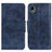Coque Portefeuille Livre Cuir Etui Clapet M02L pour Sony Xperia Ace III SO-53C Bleu