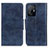 Coque Portefeuille Livre Cuir Etui Clapet M02L pour Xiaomi Mi 11T 5G Bleu