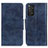 Coque Portefeuille Livre Cuir Etui Clapet M02L pour Xiaomi Redmi Note 11 4G (2022) Bleu